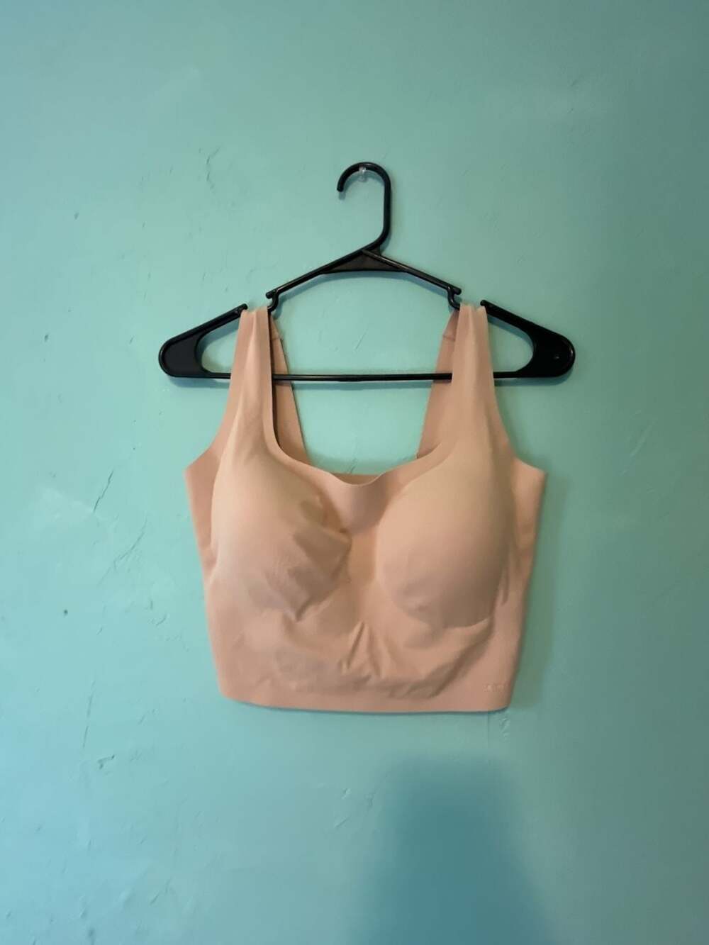 SKIMS Fits Everybody Scoop Neck Tank Bra, Clay, Size M-DD